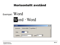 Textformatering i Word