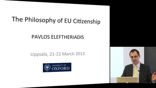 The Philosophy of EU Citizenship