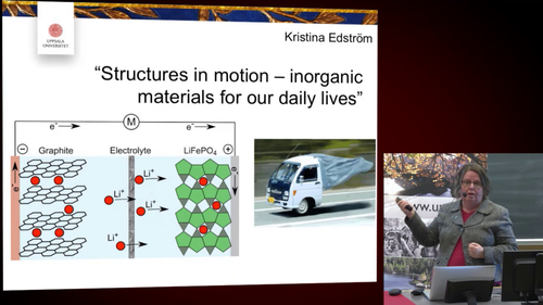 �Structures in motion � inorganic materials for our daily lives.�