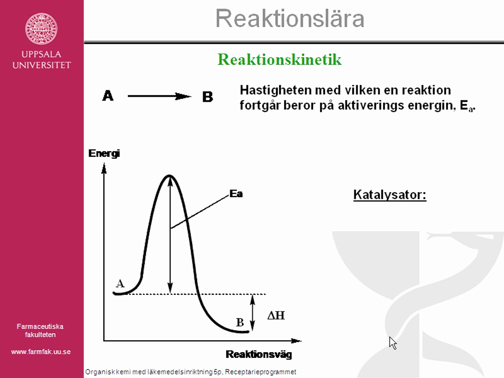 Organisk Kemi Med Läkemedelsi... - Medfarm Play - Uppsala Universitet