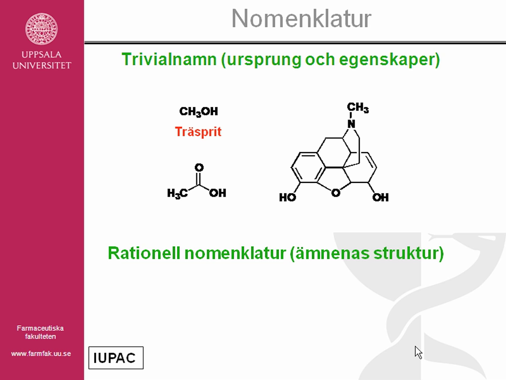 Organisk Kemi Med Läkemedelsi... - Medfarm Play - Uppsala Universitet