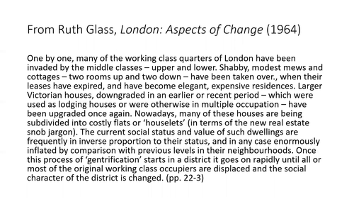 Martin Dines: Expanded Narratives of Gentrification: Infrastructure and (Im)mobility in the 1970s Fiction of Sylvia Townsend Warner and Maureen Duffy