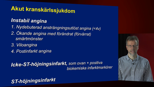 Akut kranskärlssjukdom - primärt omhändertagande