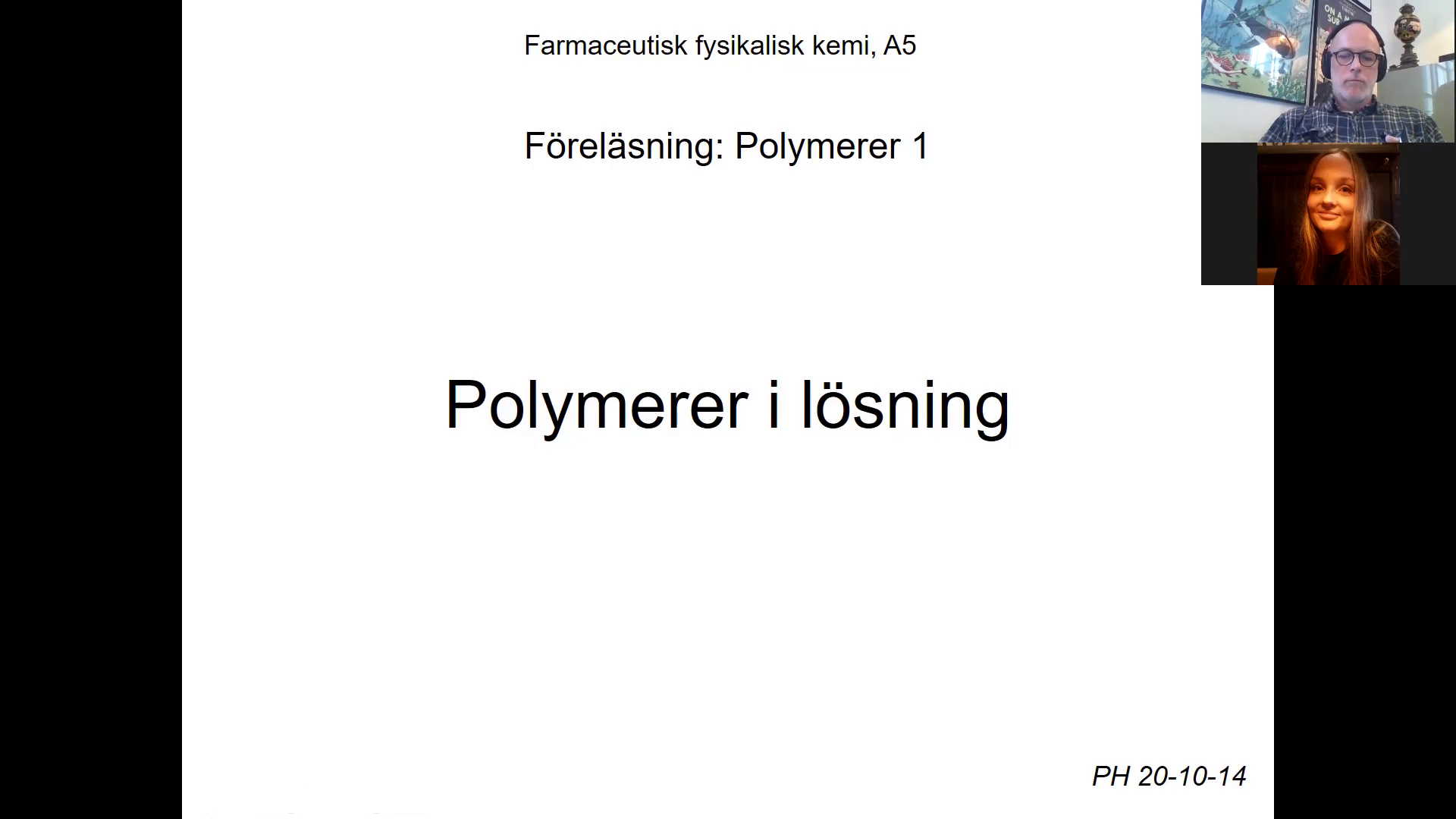 Polymerer i lösning 1 - Medfarm Play - Uppsala universitet
