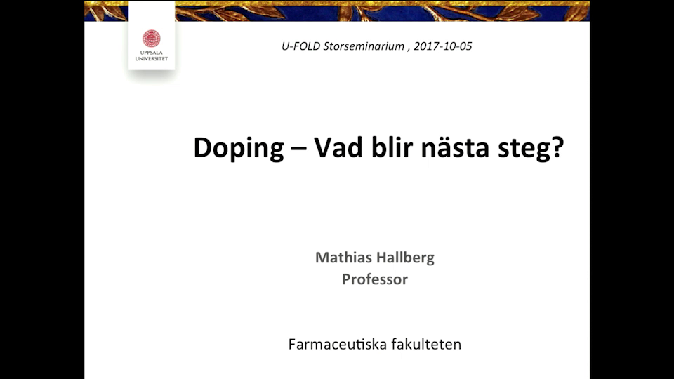 Mathias Hallberg - Medfarm Play - Uppsala universitet
