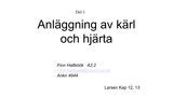 Förhandsvisning (thumbnail) från videon Anläggning av Kärl och hjärta Del 1