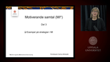 Förhandsvisning (thumbnail) från videon Motiverande samtal, del 3 (av 4)