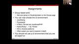 Förhandsvisning (thumbnail) från videon Lecture  1, March 24 part 2(2)