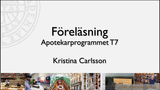 Förhandsvisning (thumbnail) från videon Sökstrategier för apotekare T7, VT20