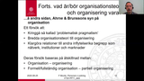Förhandsvisning (thumbnail) från videon Personal och ledning föreläsning 1 del3 (introföreläasning)