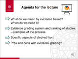Förhandsvisning (thumbnail) från videon Evidence Based Nutrition Introduction and Reflection Part 1