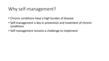 Förhandsvisning (thumbnail) från videon A framework on self-management for people with chronic conditions