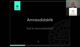 Förhandsvisning (thumbnail) från videon Vad är ämnesdidaktik? 200831