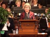 Förhandsvisning (thumbnail) från videon Installationsföreläsningar 2009 - Elna-Marie Larsson, Magnetisk hjärnforskning