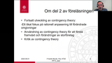 Förhandsvisning (thumbnail) från videon personal och ledning HT20 föreläsning 3 del 2 (contingency II)