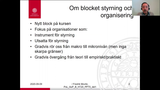Förhandsvisning (thumbnail) från videon Personal och Ledning HT20 föreläsning 5 del 1 (intro till organisering och styrning)