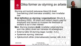 Förhandsvisning (thumbnail) från videon Personal och Ledning HT20 föreläaning 5 del 2 (studier av styrning)