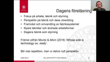 Förhandsvisning (thumbnail) från videon Personal och Ledning HT20 föreläsning 7 del 1 (teknik och styrning)