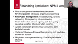 Förhandsvisning (thumbnail) från videon Personal och ledning HT20 föreläsning 9 del 2 (exempel på förändringsprocesser)