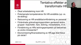 Förhandsvisning (thumbnail) från videon personal och ledning HT20 föreläsning 11 del 2 (värdeskapande HR i praktiken)
