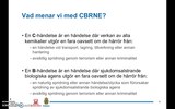 Förhandsvisning (thumbnail) från videon 1. CBRNE inledning och hotbild