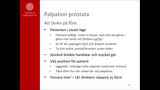 Förhandsvisning (thumbnail) från videon Palpationsskola