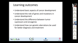 Förhandsvisning (thumbnail) från videon 28Jan2021_TatjanaPndzic_Cancer_genomics_part1