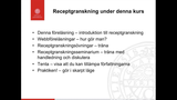 Förhandsvisning (thumbnail) från videon Intro till receptgranskning