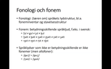 Förhandsvisning (thumbnail) från videon Ortografiske forskjeller del 1