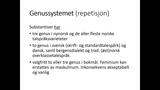 Förhandsvisning (thumbnail) från videon Grammatiske forskjeller