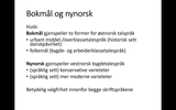 Förhandsvisning (thumbnail) från videon Bokmål og Nynorsk