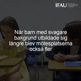 Förhandsvisning (thumbnail) från videon Familjebakgrund och familjebildning. IFAU-rapport 2022:8