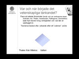 Förhandsvisning (thumbnail) från videon Vetenskapshistoria del 1