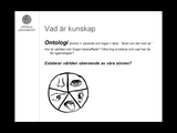 Förhandsvisning (thumbnail) från videon Kunskap och sanning