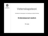 Förhandsvisning (thumbnail) från videon Evidensbaserad medicin