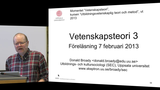 Förhandsvisning (thumbnail) från videon Vetenskapsteori 3, del 1 av 2