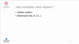 Förhandsvisning (thumbnail) från videon Grundläggande lära i vätsketerapi