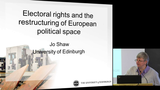 Förhandsvisning (thumbnail) från videon Electoral Rights and the Restructuring of European Political Space, part 1 of 2