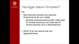 Förhandsvisning (thumbnail) från videon GI kost