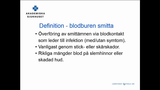 Förhandsvisning (thumbnail) från videon Blodsmitta SSK