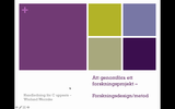 Förhandsvisning (thumbnail) från videon Att skriva ett examensarbete: Tidigare Forsking och Teori
