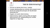 Förhandsvisning (thumbnail) från videon Diskrimineringsgrunder