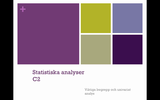 Förhandsvisning (thumbnail) från videon Statistiska analyser 1- Variabler och variabeltyper