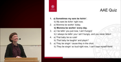 Förhandsvisning (thumbnail) från videon The Power of Grammar, or the Grammar of Power?