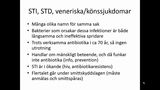 Förhandsvisning (thumbnail) från videon Bakterier som orsakar sexuellt överförbara infektioner SSK
