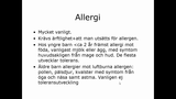 Förhandsvisning (thumbnail) från videon Astma och allergi hos barn