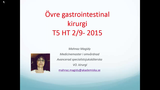 Förhandsvisning (thumbnail) från videon Övre gastrointestinal kirurgi Del 1