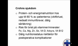 Förhandsvisning (thumbnail) från videon Nutrition vid mag- tarmsjukdom Del 4