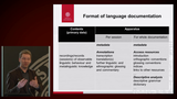 Förhandsvisning (thumbnail) från videon Rogier Blokland: Now or Never: Working with Endangered Languages