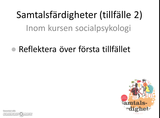 Förhandsvisning (thumbnail) från videon Samtalsträning 2